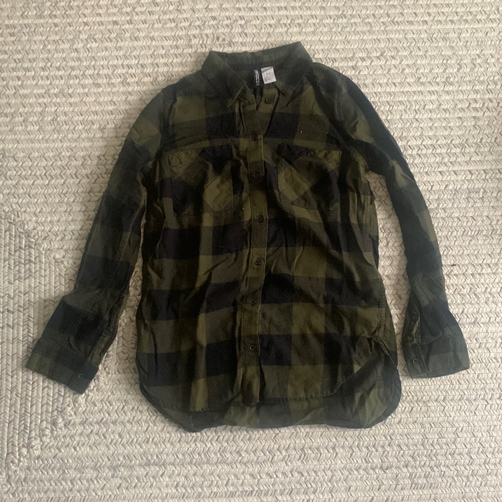 Plaid button up